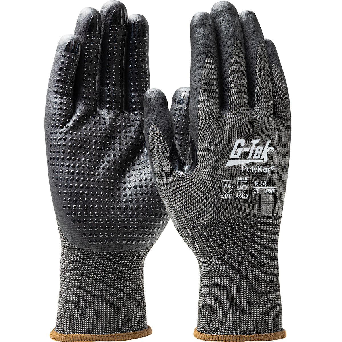 G-TEK POLYKOR 16-348 DOTTED FOAM NITRILE - Cut Resistant Gloves